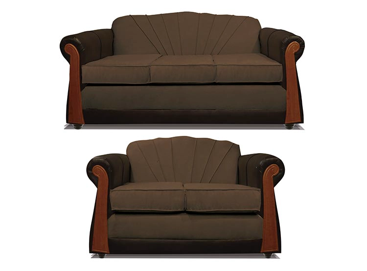 JUEGO DE LIVING ELEGANT DETAIL MARSELLA TELA PU 32