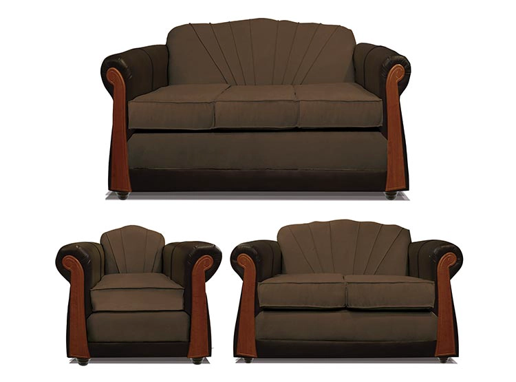 JUEGO DE LIVING ELEGANT DETAIL MARSELLA TELA PU 321