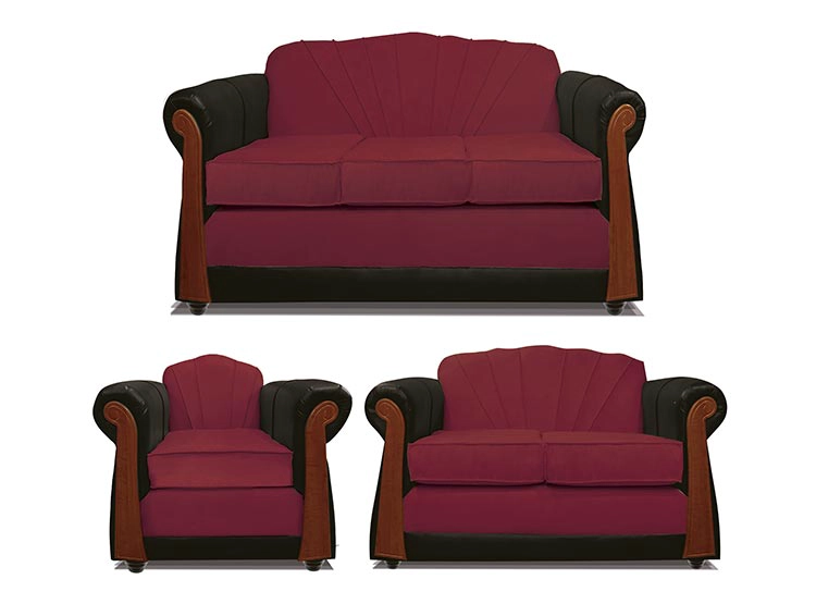 JUEGO DE LIVING ELEGANT DETAIL MARSELLA TELA PU 321