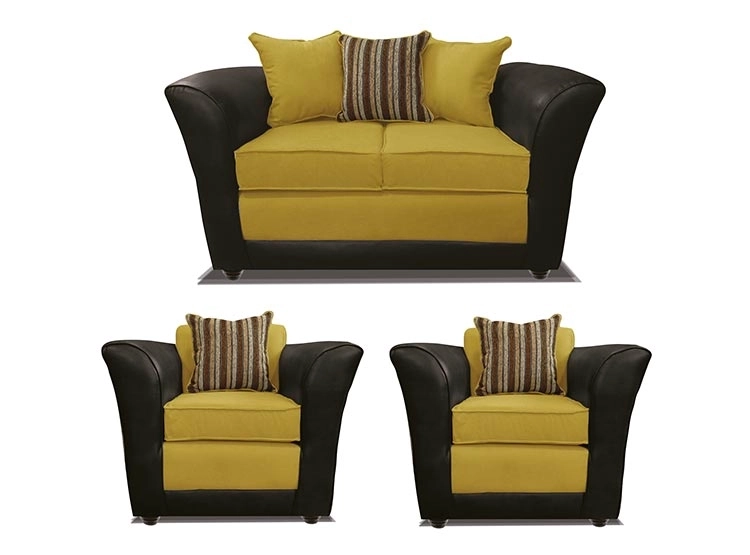 JUEGO DE LIVING ELEGANT DETAIL MINESOTA TELA PU 211