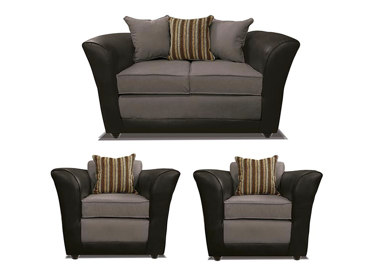 JUEGO DE LIVING ELEGANT DETAIL MINESOTA TELA PU 211