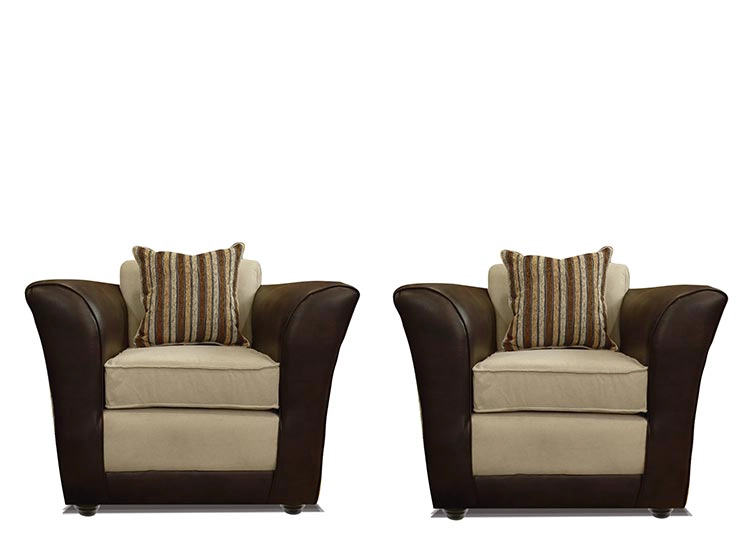 JUEGO DE LIVING ELEGANT DETAIL MINESOTA TELA PU 211 - 3