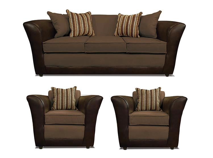 JUEGO DE LIVING ELEGANT DETAIL MINESOTA TELA PU 311 - 1