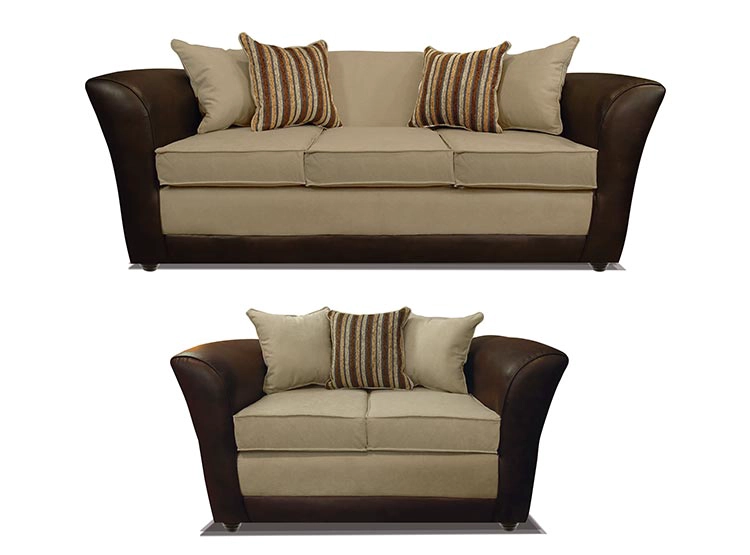 JUEGO DE LIVING ELEGANT DETAIL MINESOTA TELA PU 32