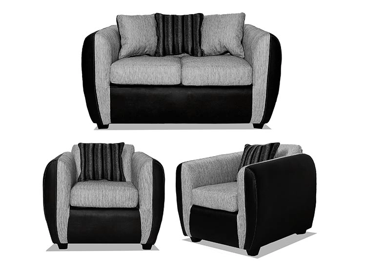 JUEGO DE LIVING ELEGANT DETAIL OKLAHOMA TELA PU 211