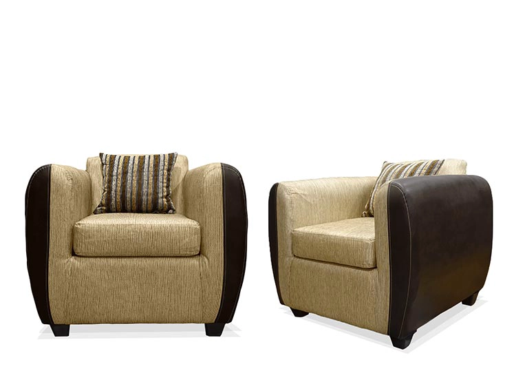 JUEGO DE LIVING ELEGANT DETAIL OKLAHOMA TELA PU 211 - 3