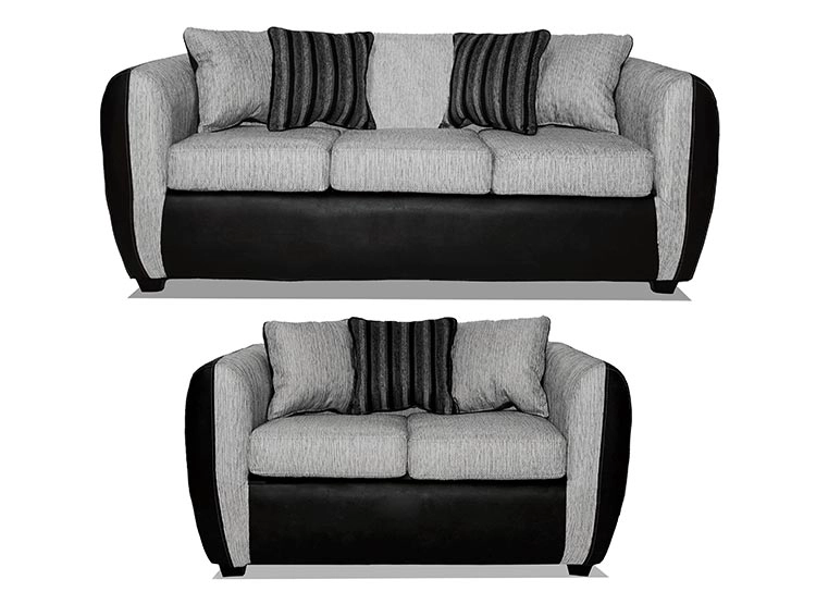 JUEGO DE LIVING ELEGANT DETAIL OKLAHOMA TELA PU 32 - 1