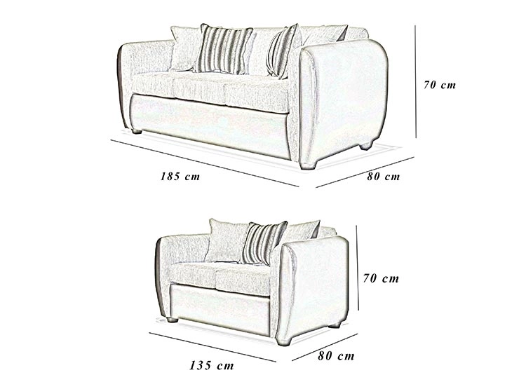 JUEGO DE LIVING ELEGANT DETAIL OKLAHOMA TELA PU 32 - 4
