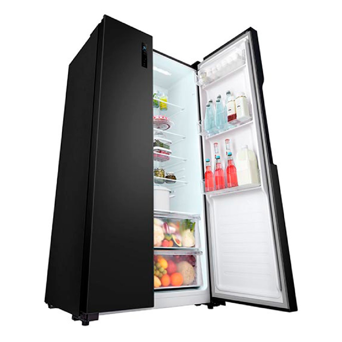 REFRIGERADOR SIDE BY SIDE LG GS51MPD 509L NO FROST NEGRO - 5