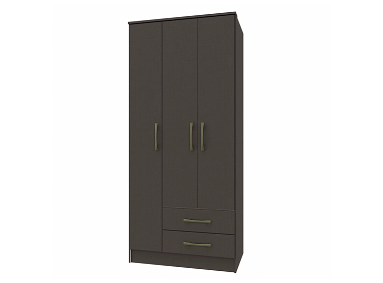 CLOSET VEKKA HOME PEQUIM DARK 3 PUERTAS 2 CAJONES NEGRO - 1