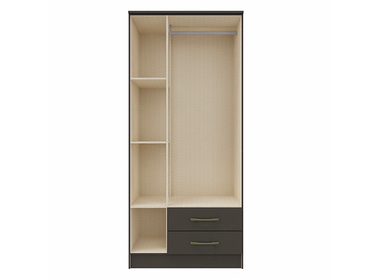 CLOSET VEKKA HOME PEQUIM DARK 3 PUERTAS 2 CAJONES NEGRO - 4