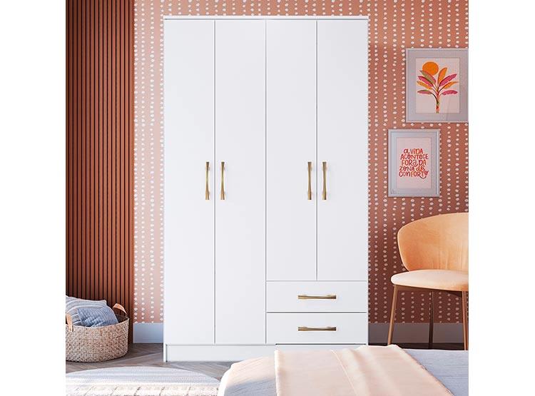 CLOSET VEKKA HOME PEQUIM LIGHT 4P 2C - 8
