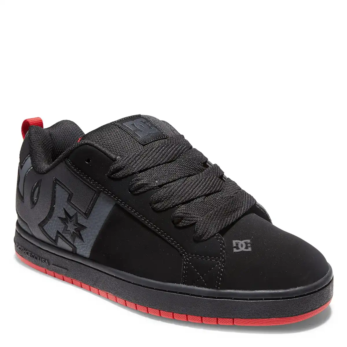 ZAPATILLAS HOMBRE DC SHOES URBANAS NEGRO COURTGRAFFIK SQBYR CUERO - 2