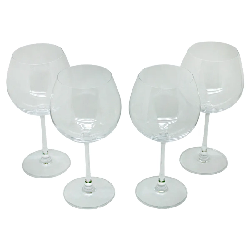 SET 4 COPAS GLASSO APERITIVO VIDRIO TRANSPARENTE - 1