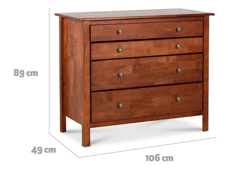 COMODA CIC BERLIN CARAMELO 4C - 4