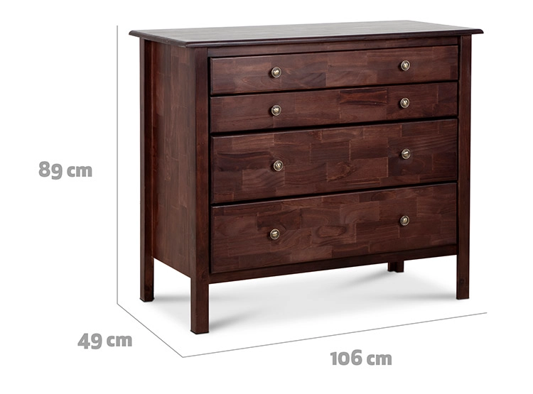 COMODA CIC BERLIN CHOCOLATE 4C - 4