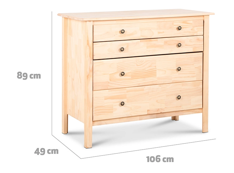 COMODA CIC BERLIN NATURAL 4C - 4