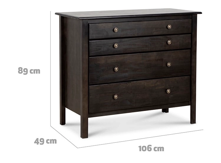 COMODA CIC BERLIN GRIS 4C - 4