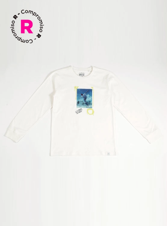 POLERA ALGODÓN NIÑO CLOUDBREAK PRINT HOLOGRÁFICO