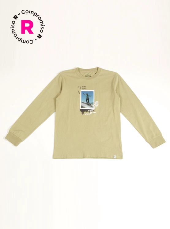 POLERA ALGODÓN NIÑO CLOUDBREAK PRINT HOLOGRÁFICO