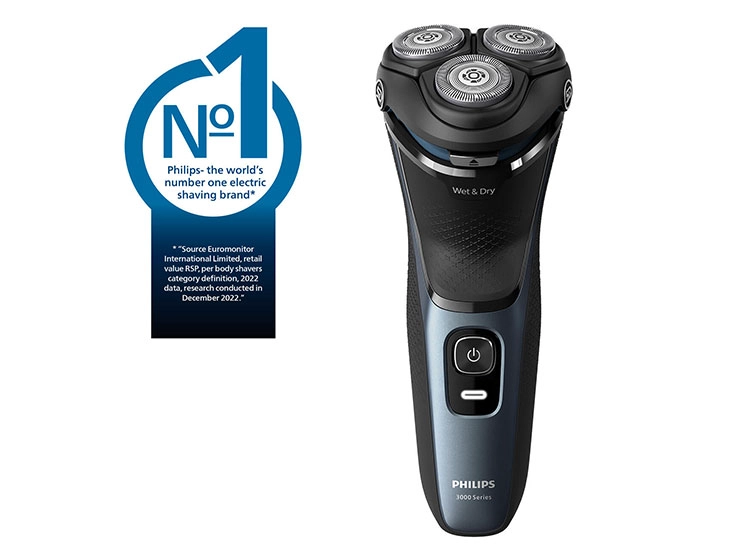AFEITADORA INALÁMBRICA PHILIPS S3144/00  Negro, foto 4