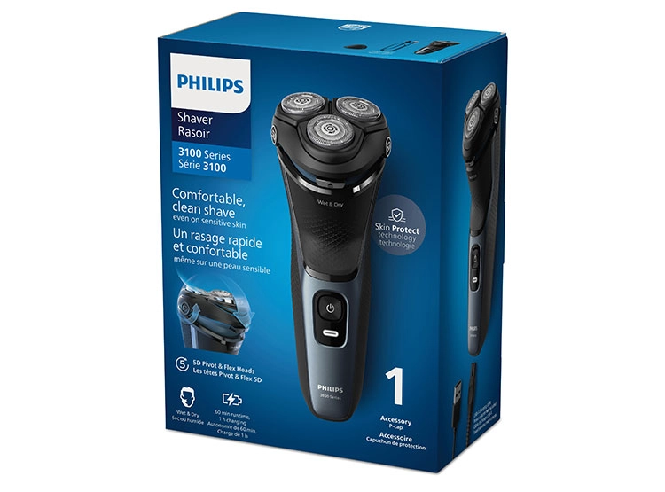 AFEITADORA INALÁMBRICA PHILIPS S3144/00  Negro, foto 6