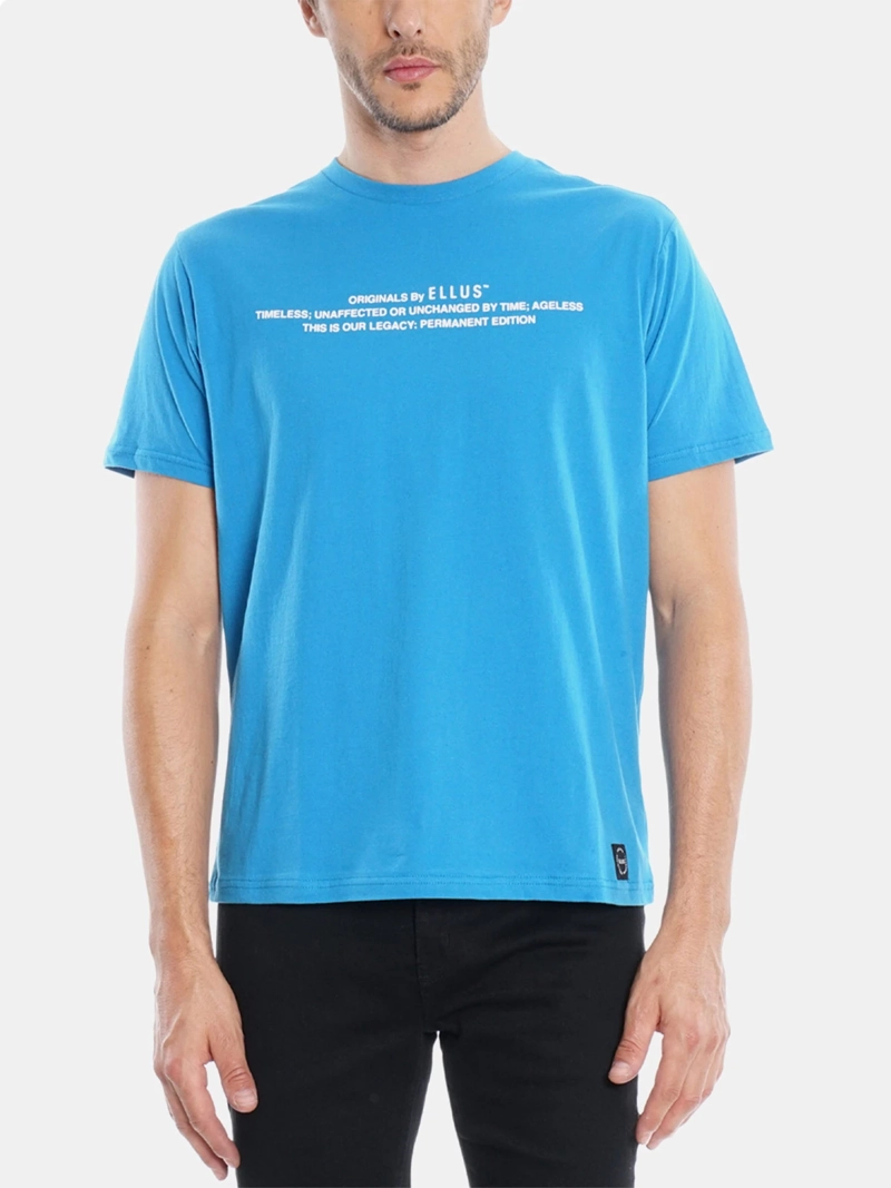 POLERA HOMBRE ELLUS ALGODÓN MANGA CORTA - 1