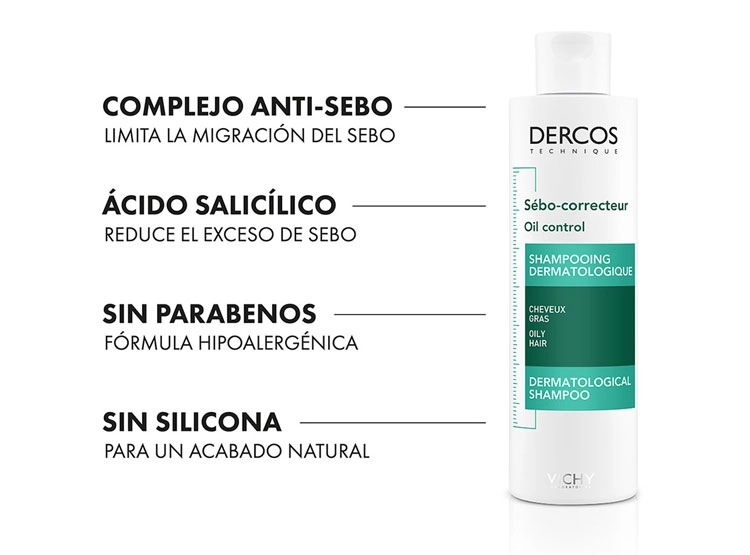 SHAMPOO VICHY DERCO SEBO CORRECTOR 200 ML - 3