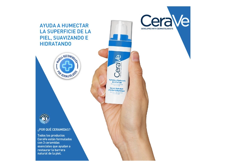SERUM FACIAL CERAVE HIDRATANTE ÁCIDO HIALURÓNICO 30 ML - 2