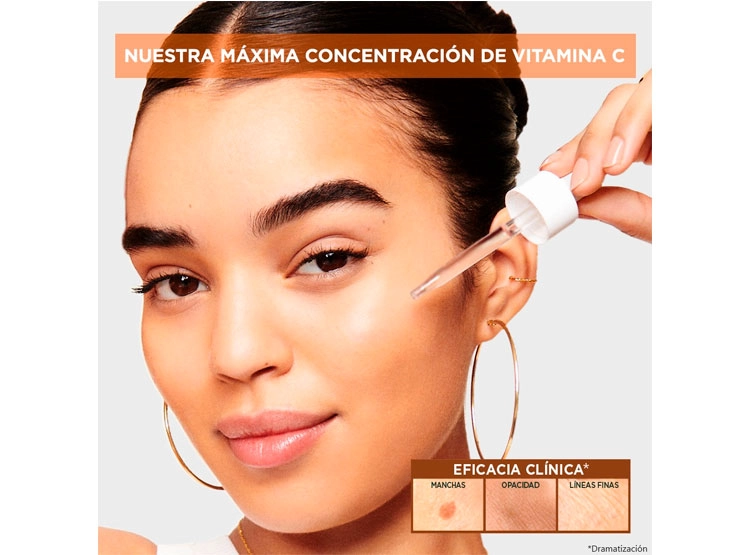 SERUM FACIAL GARNIER NOCHE 0.1 VITAMINA C EXPRESS ACLARA 30 ML - 4