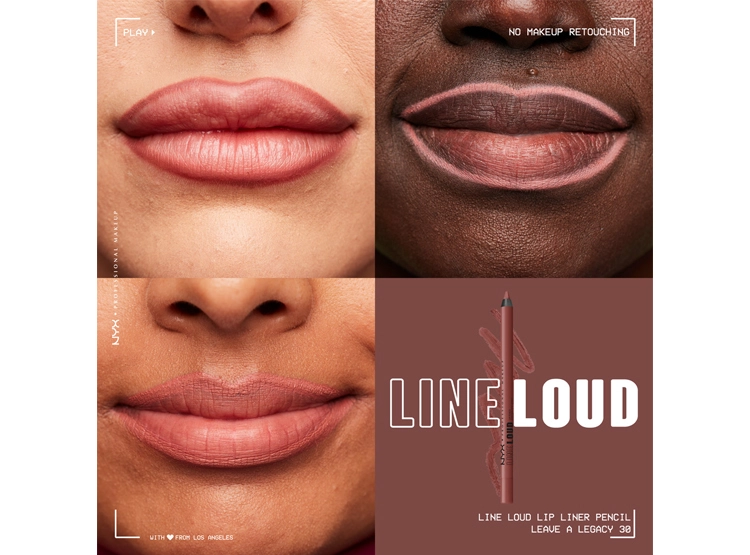 DELINEADOR DE LABIOS NYX LÁPIZ PROFESSIONAL MAKEUP LINE LOUD LIP LINER LEAVE A LEGACY 1.2 GR - 5