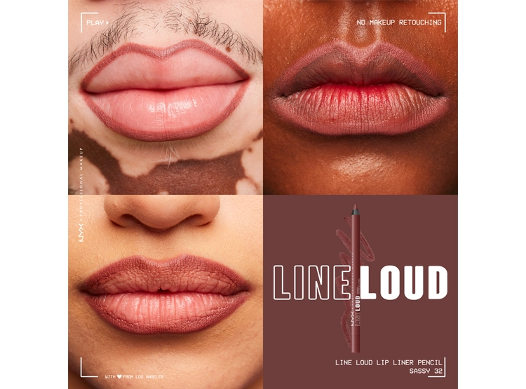 DELINEADOR DE LABIOS NYX LÁPIZ PROFESSIONAL MAKEUP LINE LOUD LIP LINER SASSY 1.2 GR - 5