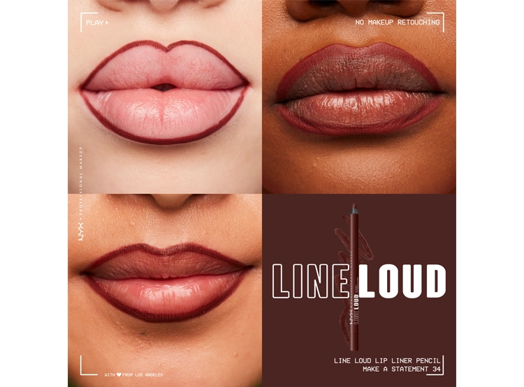 DELINEADOR DE LABIOS NYX LÁPIZ PROFESSIONAL MAKEUP LINE LOUD LIP LINER MAKE A STATEMENT 1.2 GR - 5
