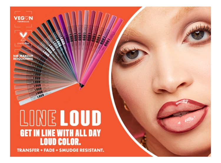 DELINEADOR DE LABIOS NYX LÁPIZ PROFESSIONAL MAKEUP LINE LOUD LIP LINER NO WINE ING 1.2 GR - 6
