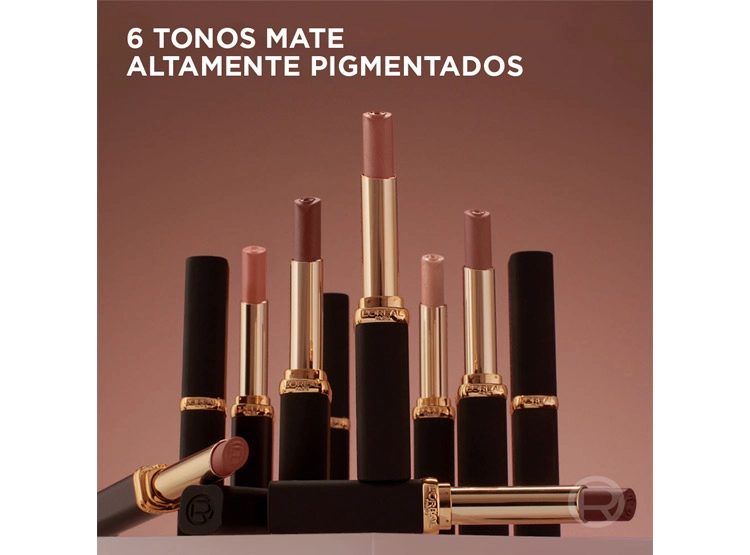 LABIAL LOREAL COLOR RICHE INTENSE VOLUMN MATTE 520 LE NUDE DEFIANT 24 ML - 7