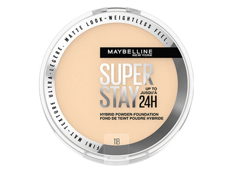 POLVOS MAYBELLINE COMPACTO SUPER STAY HYBRID 24H 118 6 GR - 1