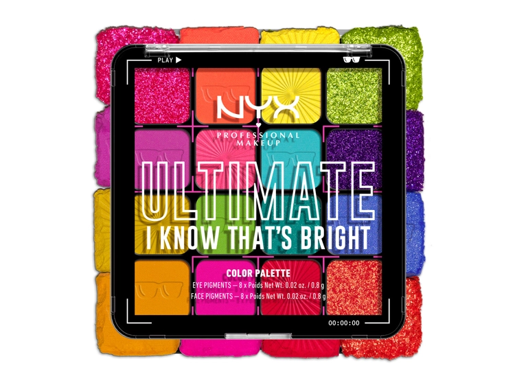 PALETA SOMBRA DE OJOS NYX PROFESSIONAL MAKEUP ULTIMATE SHADOW I KNOW THATS BRIGHT 13.3 GR - 4