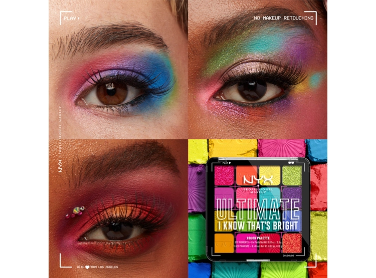 PALETA SOMBRA DE OJOS NYX PROFESSIONAL MAKEUP ULTIMATE SHADOW I KNOW THATS BRIGHT 13.3 GR - 5