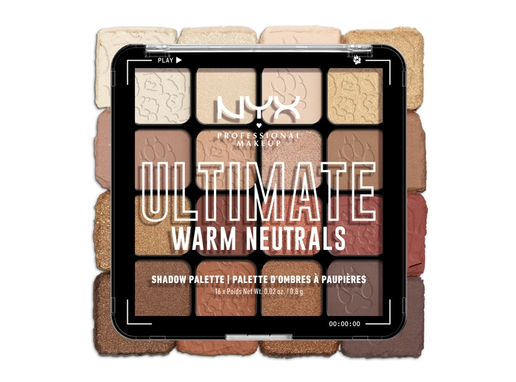 PALETA SOMBRA DE OJOS NYX PROFESSIONAL MAKEUP ULTIMATE SHADOW WARM NEUTRALS 13.3 GR - 4
