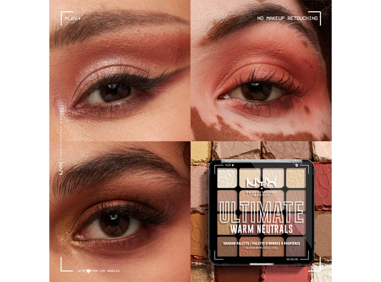 PALETA SOMBRA DE OJOS NYX PROFESSIONAL MAKEUP ULTIMATE SHADOW WARM NEUTRALS 13.3 GR - 5