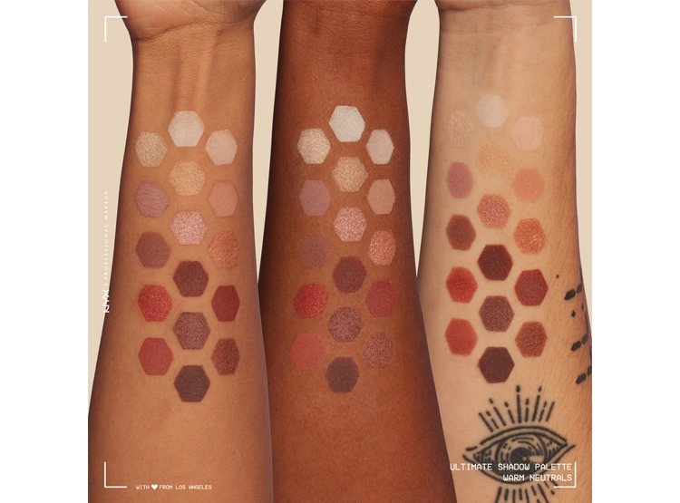 PALETA SOMBRA DE OJOS NYX PROFESSIONAL MAKEUP ULTIMATE SHADOW WARM NEUTRALS 13.3 GR - 7