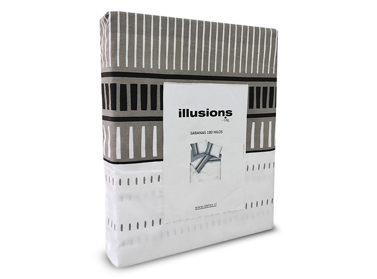 JUEGO DE SABANAS ILLUSIONS BRURSA 180H 1 PL - 2