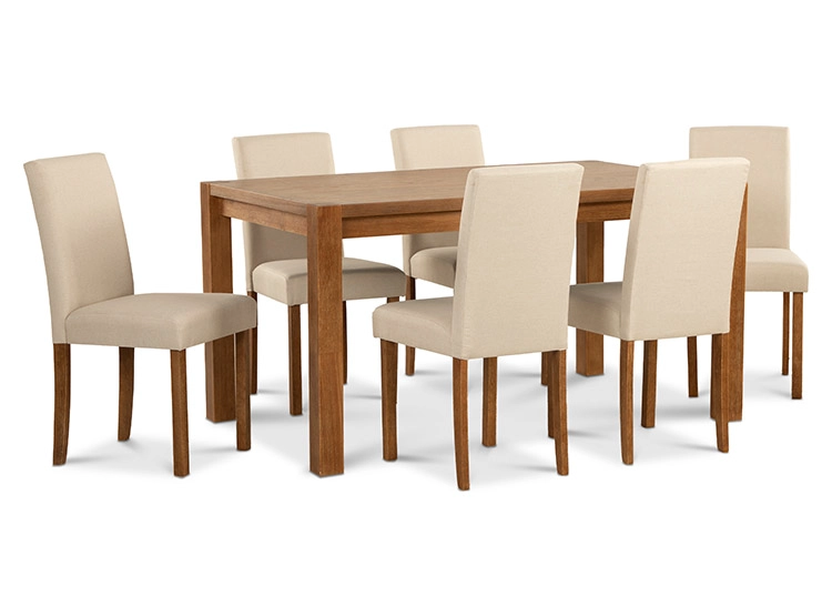 JUEGO DE COMEDOR CIC PHOENIX 6 SILLAS CAFÉ - 3