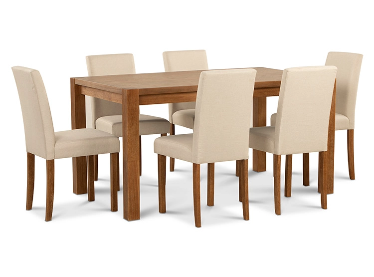 JUEGO DE COMEDOR CIC PHOENIX 6 SILLAS CAFÉ - 4
