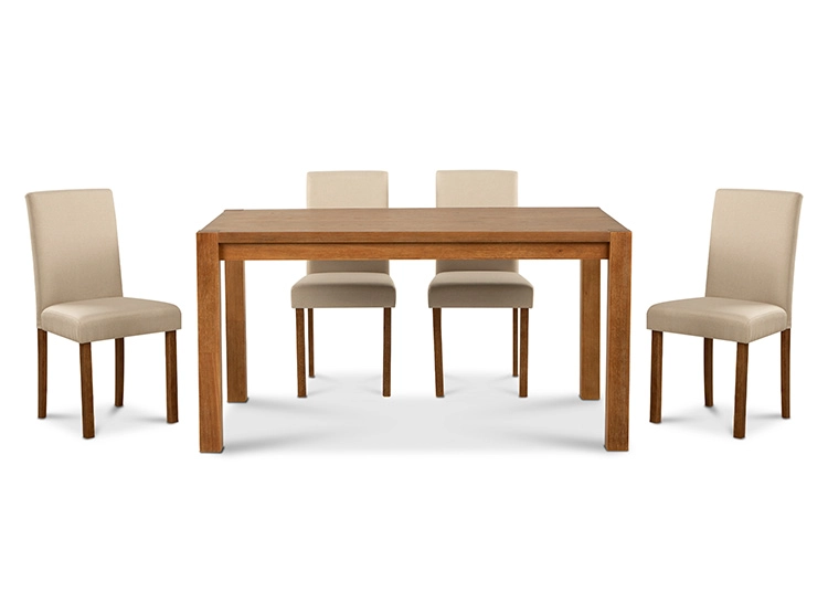 JUEGO DE COMEDOR CIC PHOENIX 6 SILLAS CAFÉ - 5