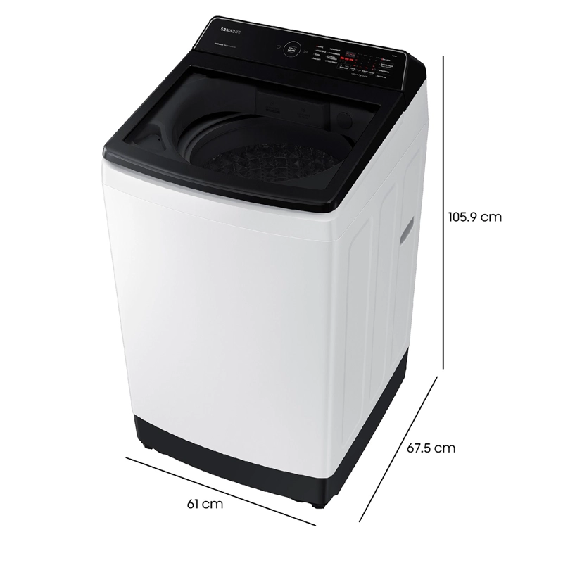 LAVADORA CARGA SUPERIOR SAMSUNG WA13CG5441BW 13KG BLANCO - 3