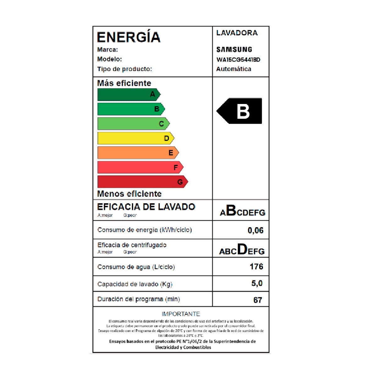 LAVADORA CARGA SUPERIOR SAMSUNG WA15CG5441BD 15KG GRAFITO - 9