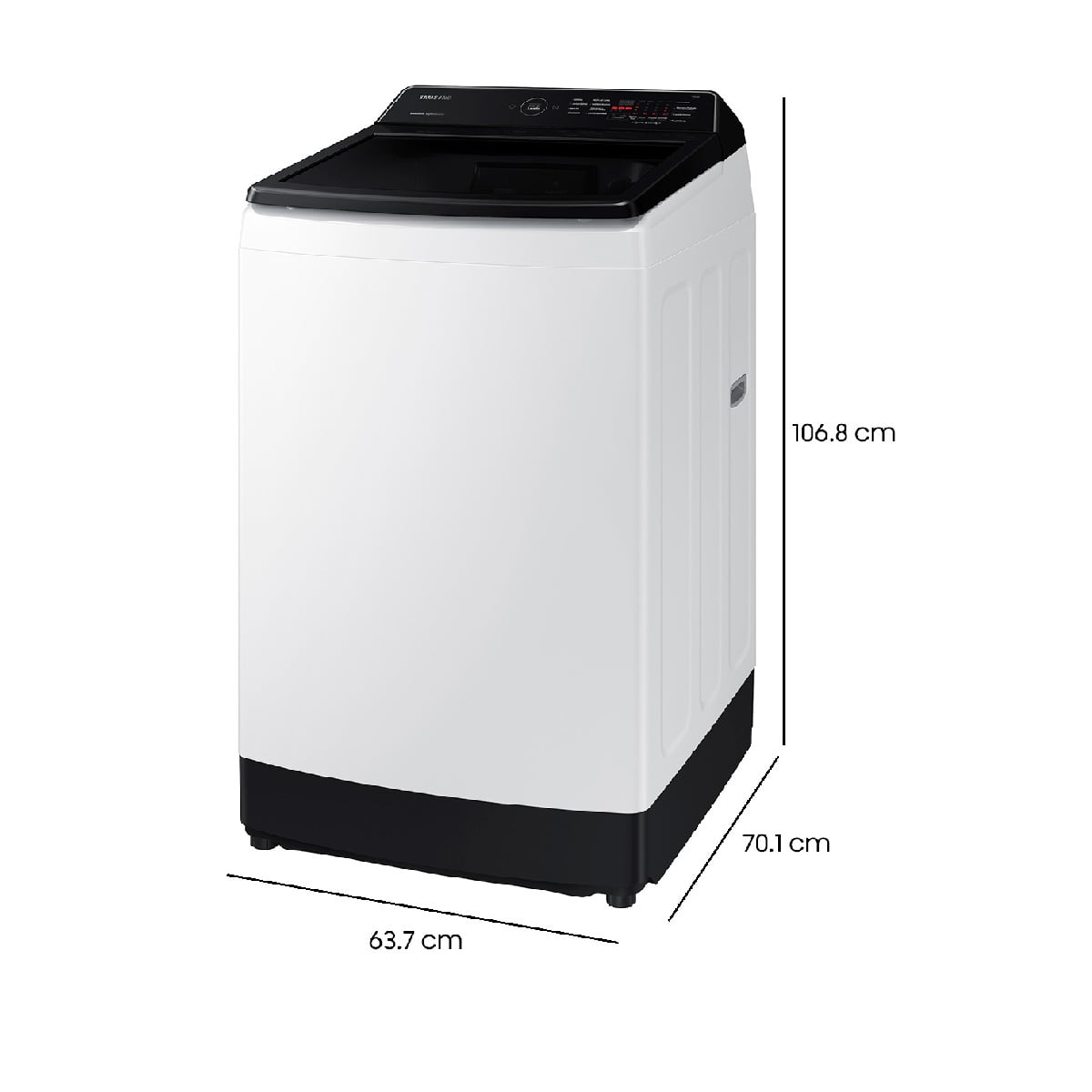 LAVADORA SAMSUNG 17 KG CARGA SUPERIOR WA17CG6441BWZS - 3