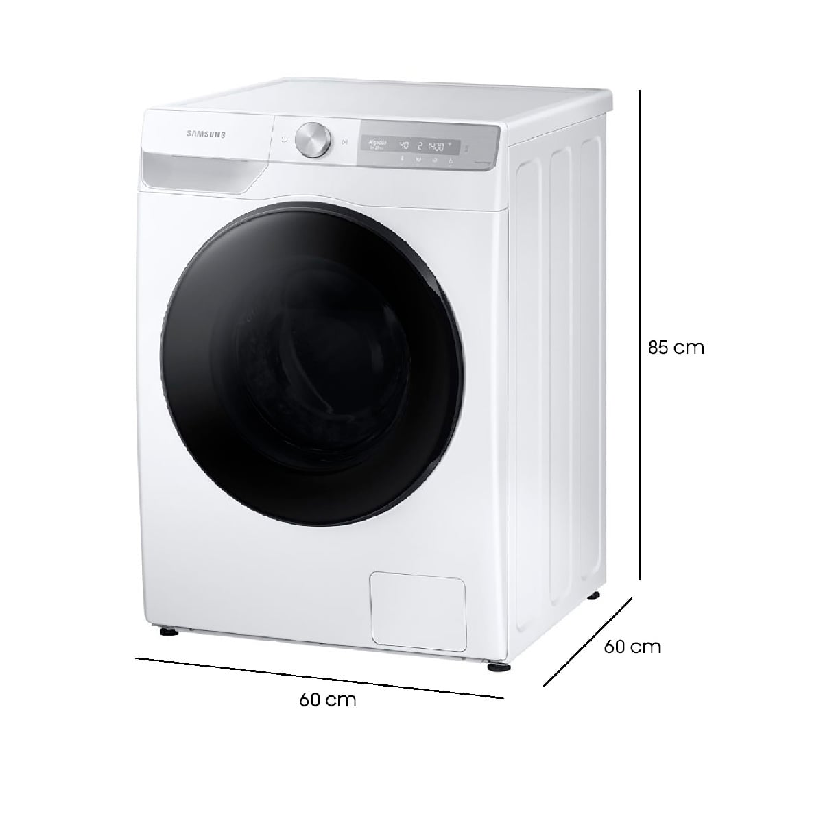 LAVADORA SECADORA SAMSUNG 12 KG 7 KG WD12T704DBH/ZS - 3