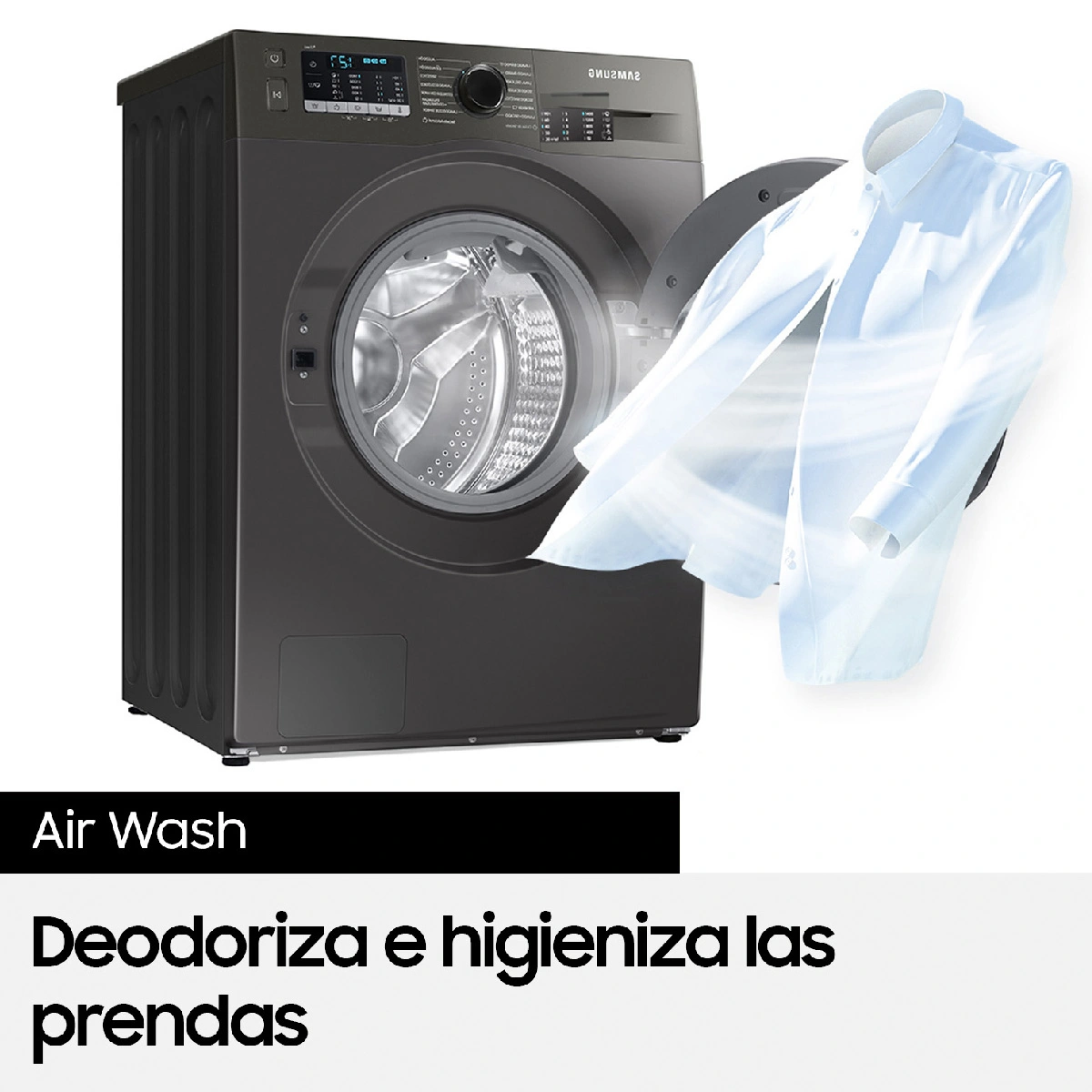 LAVADORA SECADORA SAMSUNG WD12T704DBX 12KG/7KG GRIS - 7